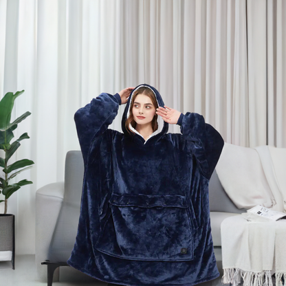 Heated Hoodie Blanket for Man and Woman